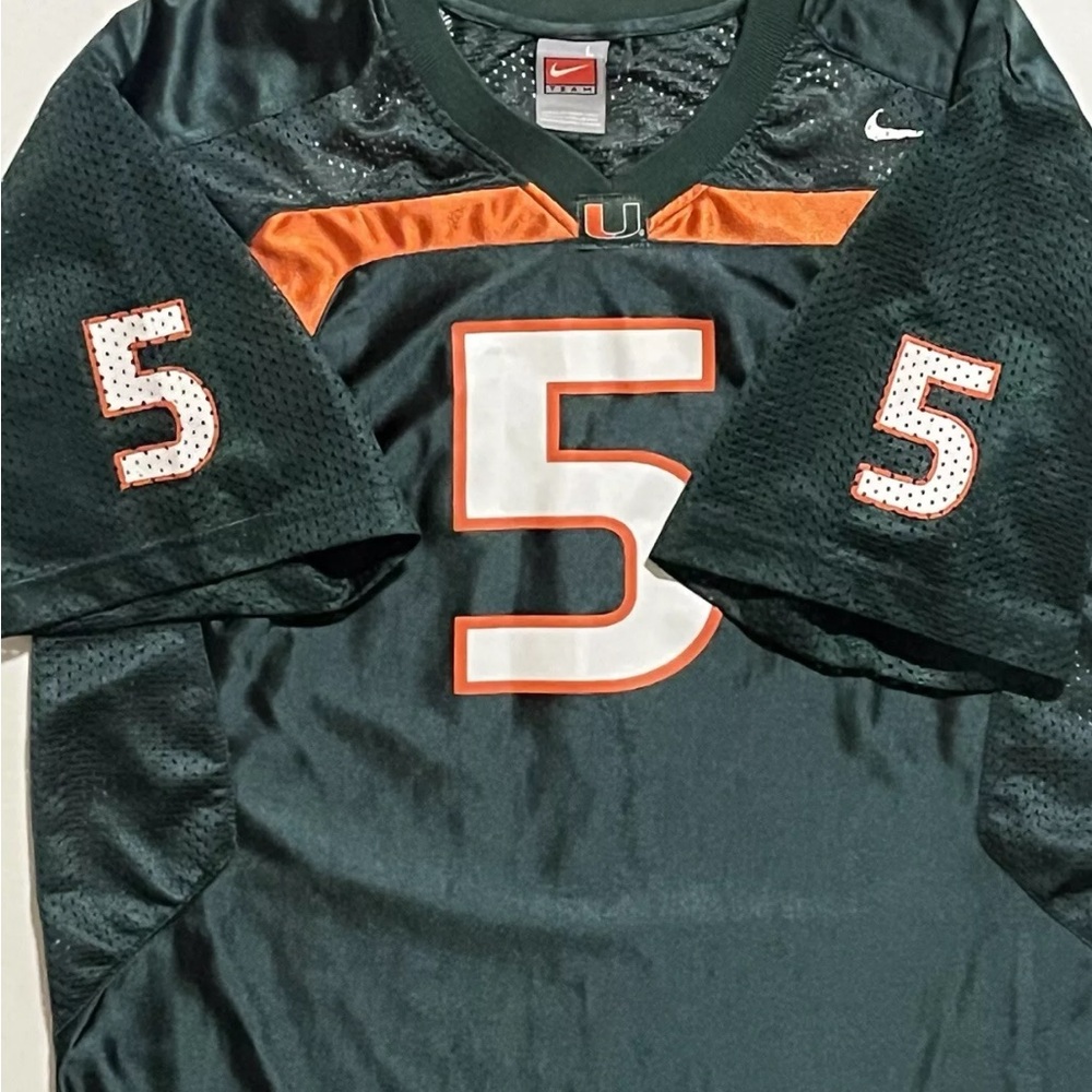Ray Lewis HOF Signed Miami Hurricanes #5 Jersey with COA(Authentication Direct) - Picture 4 of 16